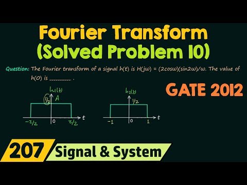 Fourier Transform Solved Problem 10