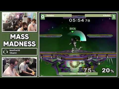 Mass Madness 36 SSBM - Golden (C. Falcon) vs. Kikoho (Marth) - Melee LQF