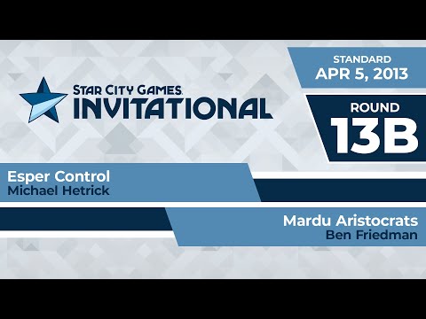SCGINVI: Round 13b - Michael Hetrick vs Ben Friedman | Standard