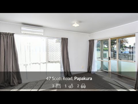 47 Scott Road, Papakura, Auckland, 3房, 1浴, 独立别墅