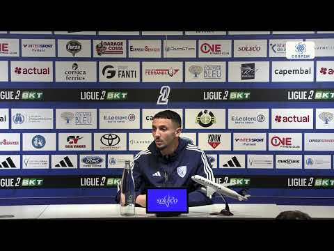 SC Bastia - ESTAC Troyes: Zakaria Ariss press conference