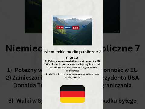 Niemieckie media publiczne 7 marca