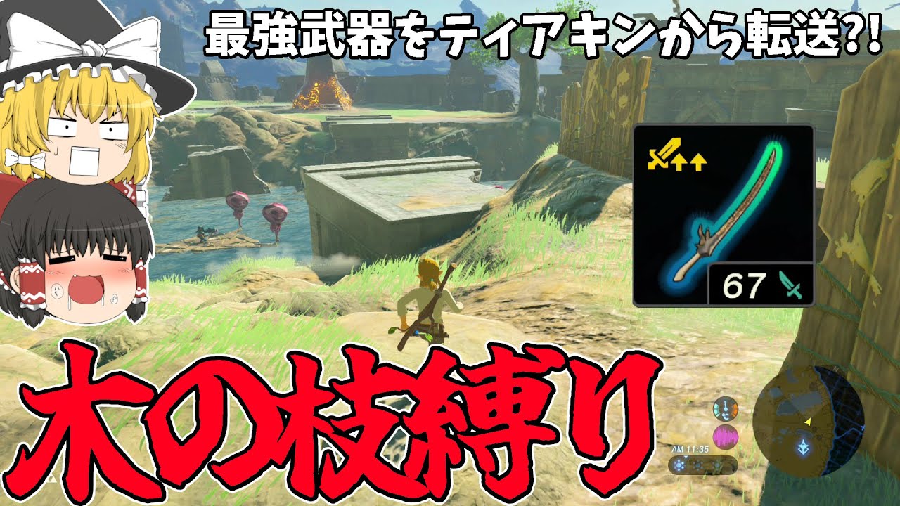 【switch2】ティアキンから武器転送したら木の枝縛りのマスターモード余裕説!!【ゼルダの伝説 ティアーズ オブ ザ キングダム】【ゆっくり実況】