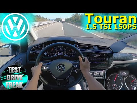 2021 Volkswagen Touran 1.5 TSI ACT 150 PS TOP SPEED AUTOBAHN DRIVE POV
