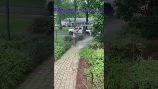 Satisfying pressure wash