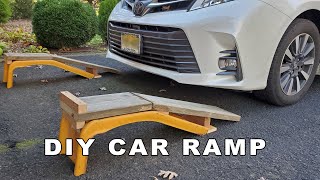 Practical DIY Car Ramp For Low Clearance Cars