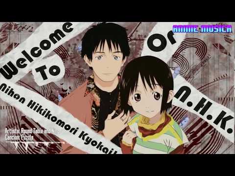 Welcome to N.H.K OP1 / Opening - ''Puzzle'' - Round Table and Nino