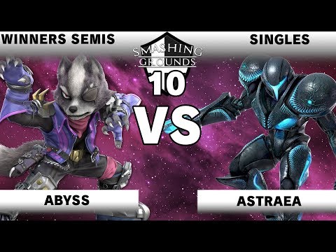Smashing Grounds 10 - Abyss (Wolf) Vs. Astraea (Dark Samus) - Winners Semis - SSBU
