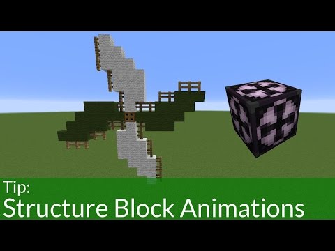 How To Animate with Structure Blocks In Minecraft