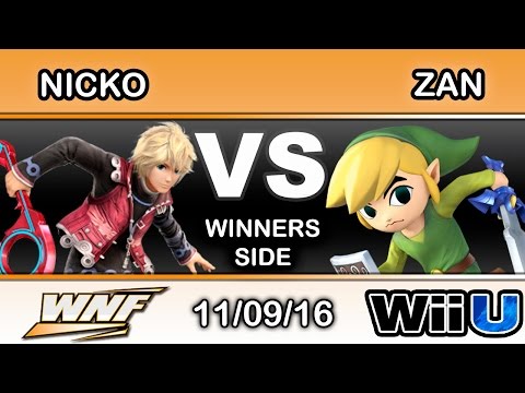 WNF 4.2 - 2S FAD | Nicko (Shulk) Vs. 2S FAD | Zan (Toon Link) Winners Side - Smash Wii U