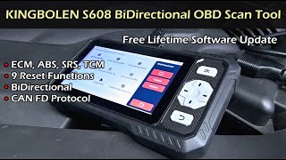 $180 KINGBOLEN S608 OBD Diagnostic Scan Tool | Free Lifetime Software Update