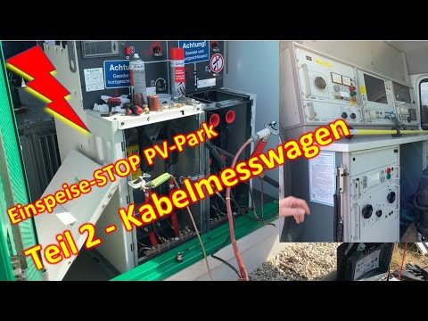 #108 - Photovoltaic system STOP - Damage switch cell 20kV connector - Cable test vehicle cable te...