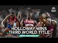 Holloway storms to third consecutive 110m hurdles 🥇 | World Athletics Championships Budapest 23