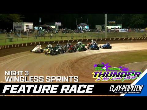 Wingless Sprints | Thunder in the Cane Fields (Night 3) - Cairns - 8th Aug 2025 | Clay-Per-View