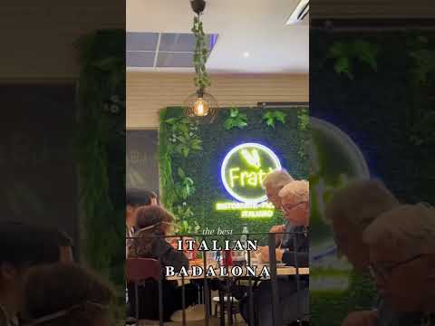 My favorite Italian restaurant in Badalona, Spain! 🍕 #barcelona #badalona #barcelonatrip