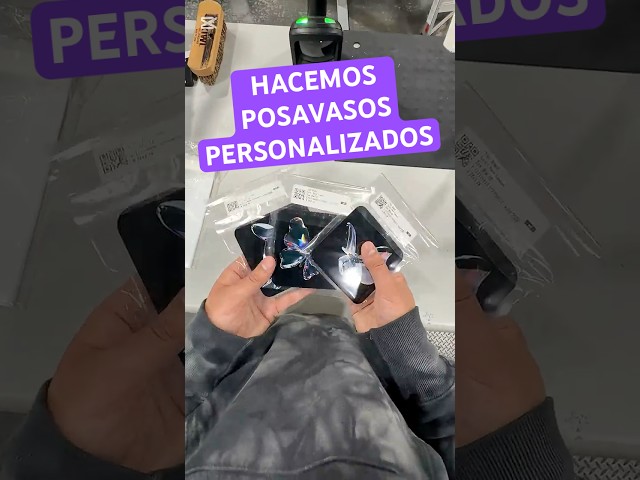 Vídeo relacionado con Pack 4 Posavasos Personalizados con Foto y Texto Redondos | Decoración | Hogar