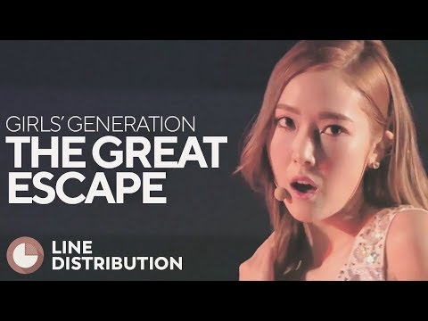 GIRLS' GENERATION - The Great Escape (Line Distribution)