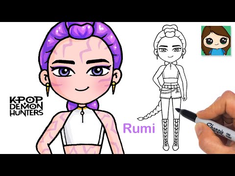 How to Draw Demon Rumi | KPop Demon Hunters