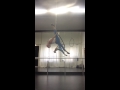 Aerial hoop freestyle in Decadance studio. 