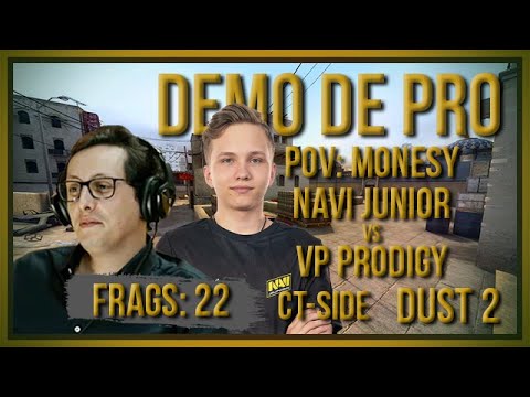 [PT] zorlaK Analisa: PoV MONESY - NAVI JUNIOR vs VP PRODIGY - DUST 2 (CT-SIDE) [Demo de Pro]
