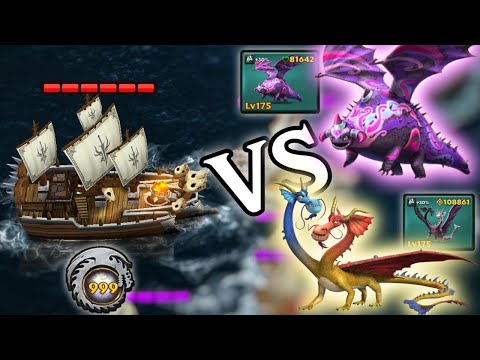 MIST TWISTER & MAEVE'S HEART LVL 175 vs. FLEET 999 SHIPS — Defend Berk | Dragons: Rise of Berk