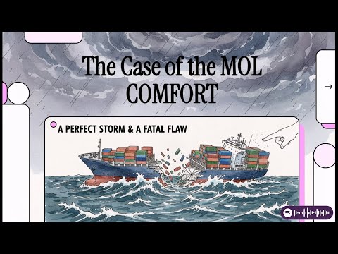 MOL Comfort: The Container Ship That Broke in Half at Sea