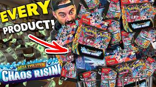 I OPENED EVERY CHAOS RISING POKEMON PRODUCT!