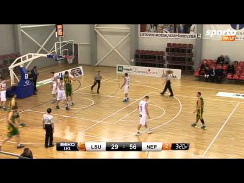 SportoTV.lt: LKL „LSU-Atletas" - „Neptūnas" 2014-01-22