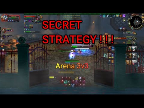 Secret Strategy in Arena 3v3 - Must Watch - Frost DK- WoW Shadowlands PvP