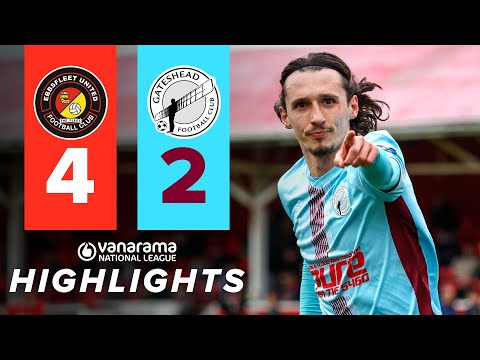 Ebbsfleet United 4-2 Gateshead National League 2023/24