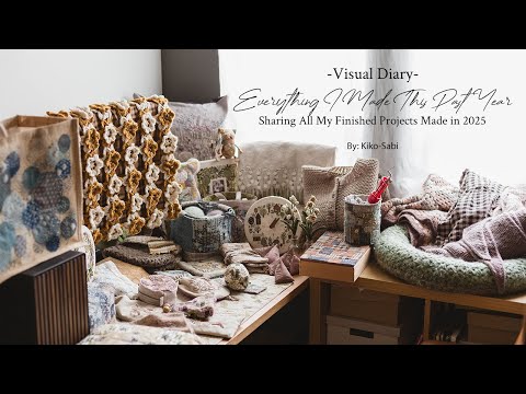 Visual Diary #102 | Sharing Everything I Made in the Past Year✨ | A Year in Review!