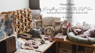 Visual Diary #102 | Sharing Everything I Made in the Past Year✨ | A Year in Review!