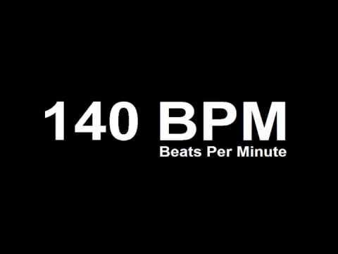 140 BPM Beats Per Minute Metronome Click Track