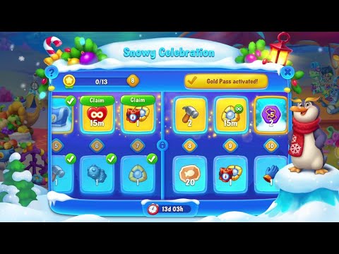 @Fishdom Level 10308 - 10311. ❄️ Celebration Level 7 🔓