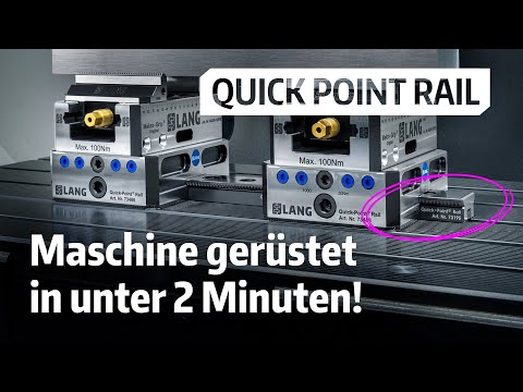 Neues Schnellspannsystem für Maschinentische und Paletten