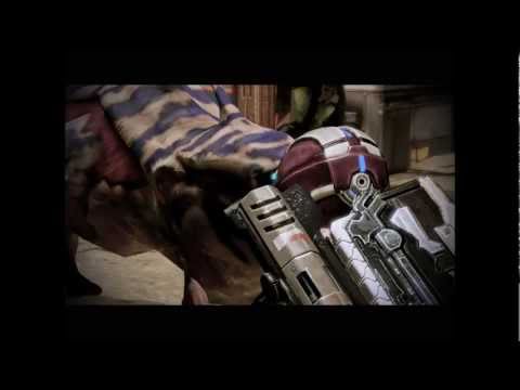 Shepard and varren Urz