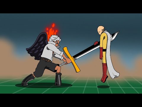 if saitama vs all seraphim part 2 fan animation