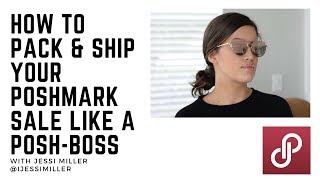 Packing & Shipping your First Poshmark Sale like a Posh Boss | How a Suggested User Packs her Sales