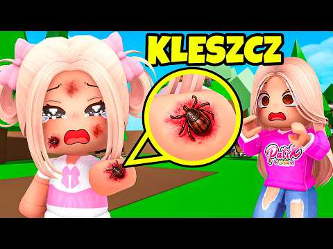 MAŁĄ AMI UGRYZŁ KLESZCZ 🕷️ na BROOKHAVEN w ROBLOX!