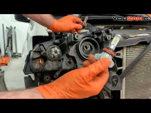 2008-2020 Dodge Grand Caravan – Low and High Beam Light Replacement