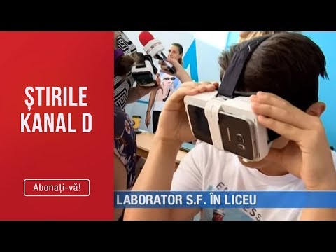 Stirile Kanal D (18.07.2019) - Elevii, extrem de entuziasmati! Laborator S.F. in liceu!