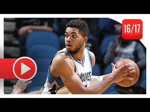 Karl-Anthony Towns Full Highlights vs 76ers (2016.11.17) - 25 Pts, 10 Reb, BEAST!