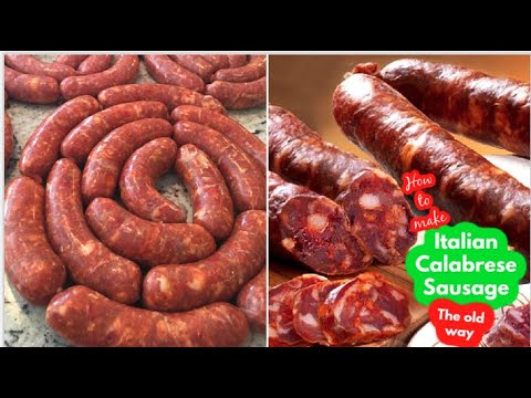 How to make Italian sausage - Soppressata