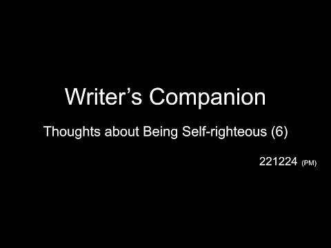 221224 (PM) Writer's Companion - Writing
