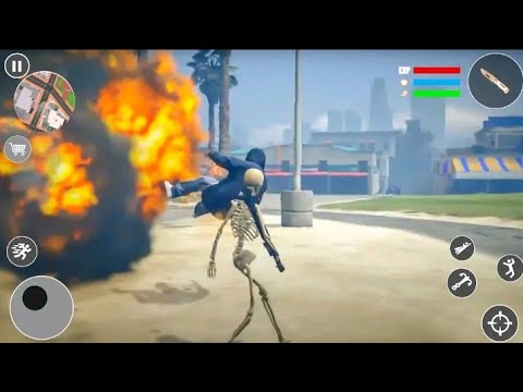 Spider Rope Hero Gangster Fight open world superhero fighting games