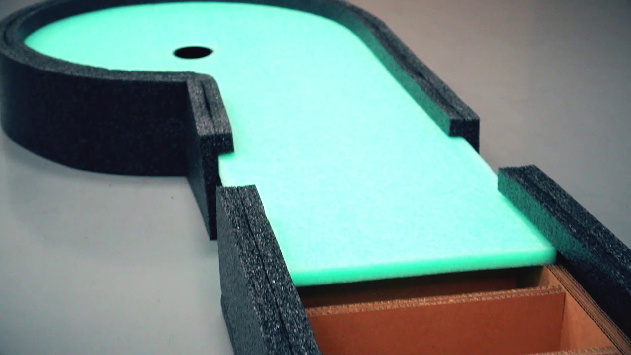 Mini golf course at the Hall Memorial Library in Ellington