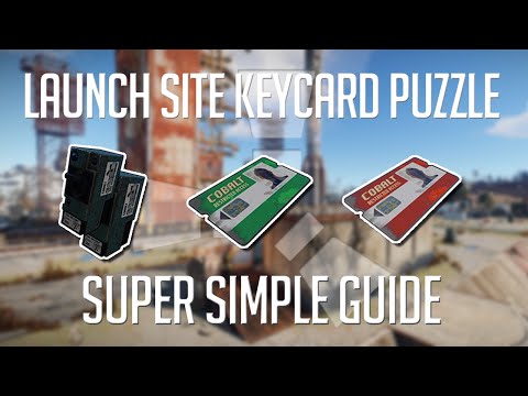 Launch Site Keycard Puzzle in 113 Seconds | Rust Monument Puzzles