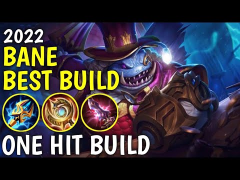 BANE BEST BUILD 2022 | TOP 1 GLOBAL BANE BUILD GUIDE | BANE ONE HIT BUILD - MLBB