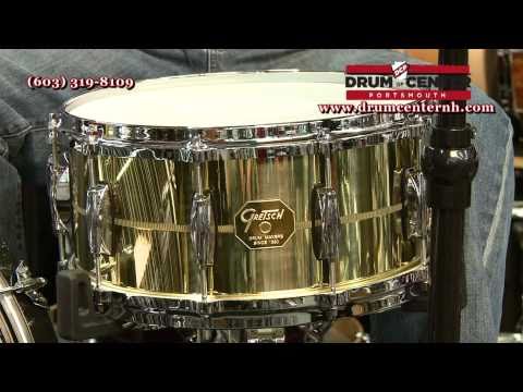 Gretsch Spun Brass Snare Drum - 6.5x14 - G4164SB