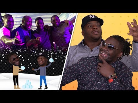 Clinton Portis and Tommie Harris Got in a Snowball Fight at Super Bowl LII | The Players' Tribune